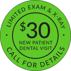 $30 New Patient Special stamp